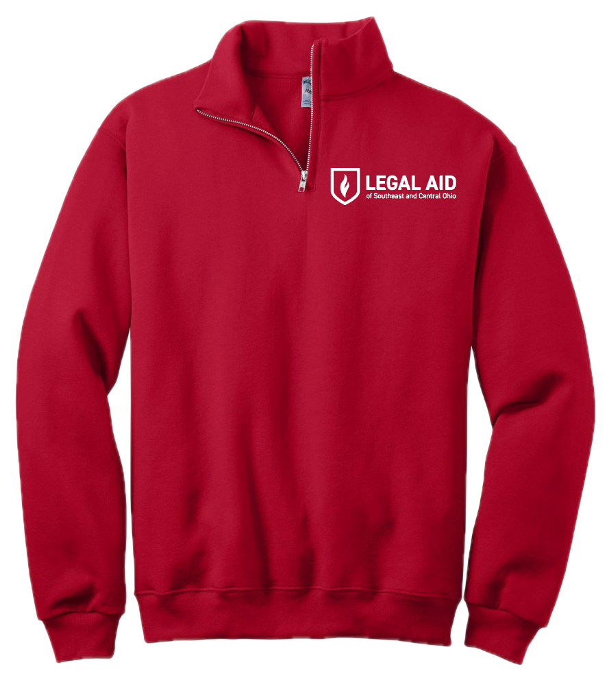LASCO Fundraiser 1/4 Zip Pull Over - Red