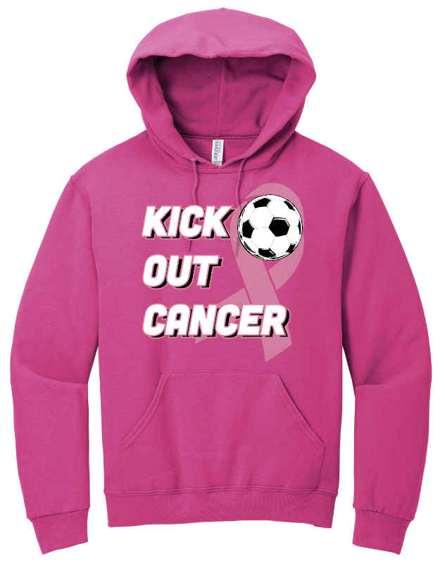 Circleville Soccer Kick Out Cancer Hooded Sweatshirt
