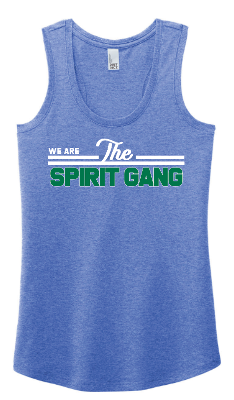 Spirit Gang Women's Racerback Tri-Blend Tank-Top