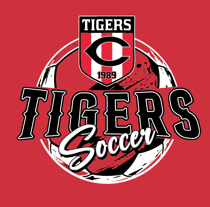 Circleville Soccer - Tigers Soccer Women's Crest - Red