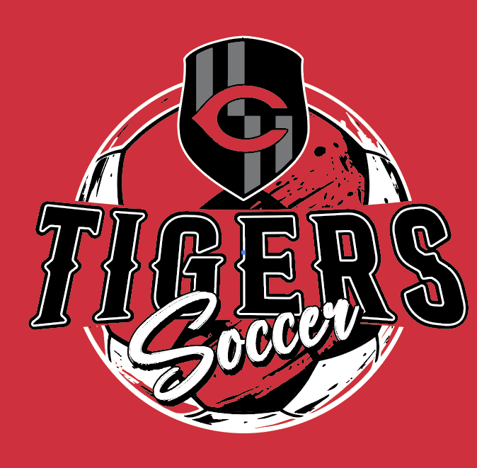 Circleville Soccer - Tigers Soccer Men's Crest - Red
