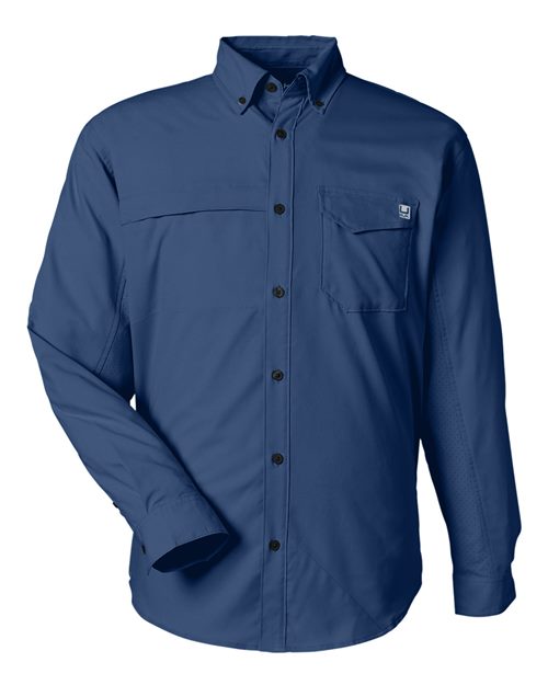 Nate Warner Livestock HUK Men's Tide Point Long Sleeve Shirt
