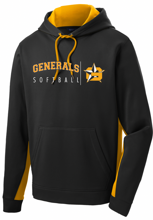 Generals Softball Black Dri-Fit Sweatshirt