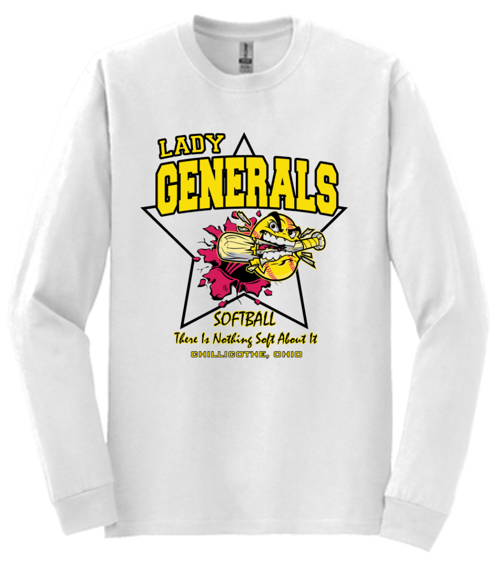 Generals Softball Star Long Sleeve T-Shirt