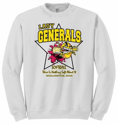 Generals Softball Star Crewneck Sweatshirt