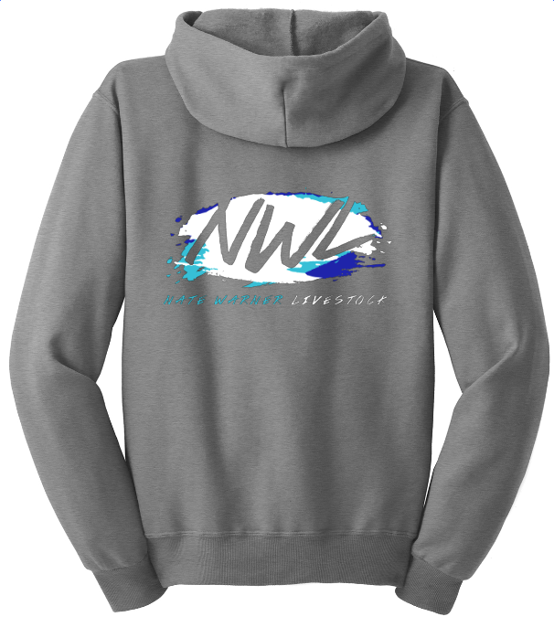 Nate Warner Livestock Full-Zip Hooded Sweatshirt