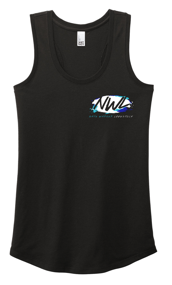 Nate Warner Livestock Tri-Blend Racerback Tank