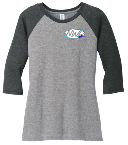 Nate Warner Livestock Tri-Blend 3/4 Sleeve Raglan