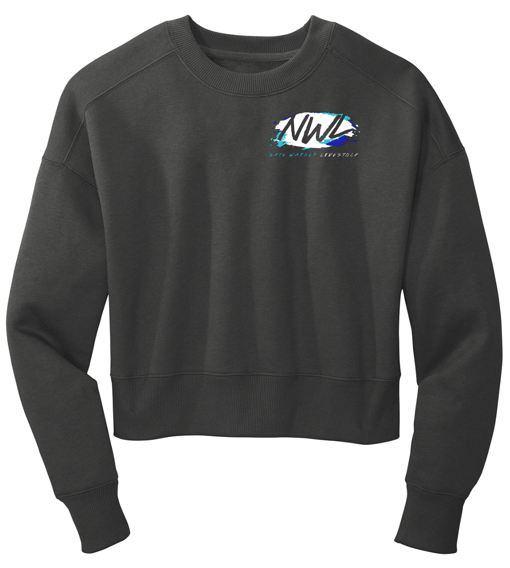 Nate Warner Livestock Women’s Perfect Weight® Fleece Cropped Crew