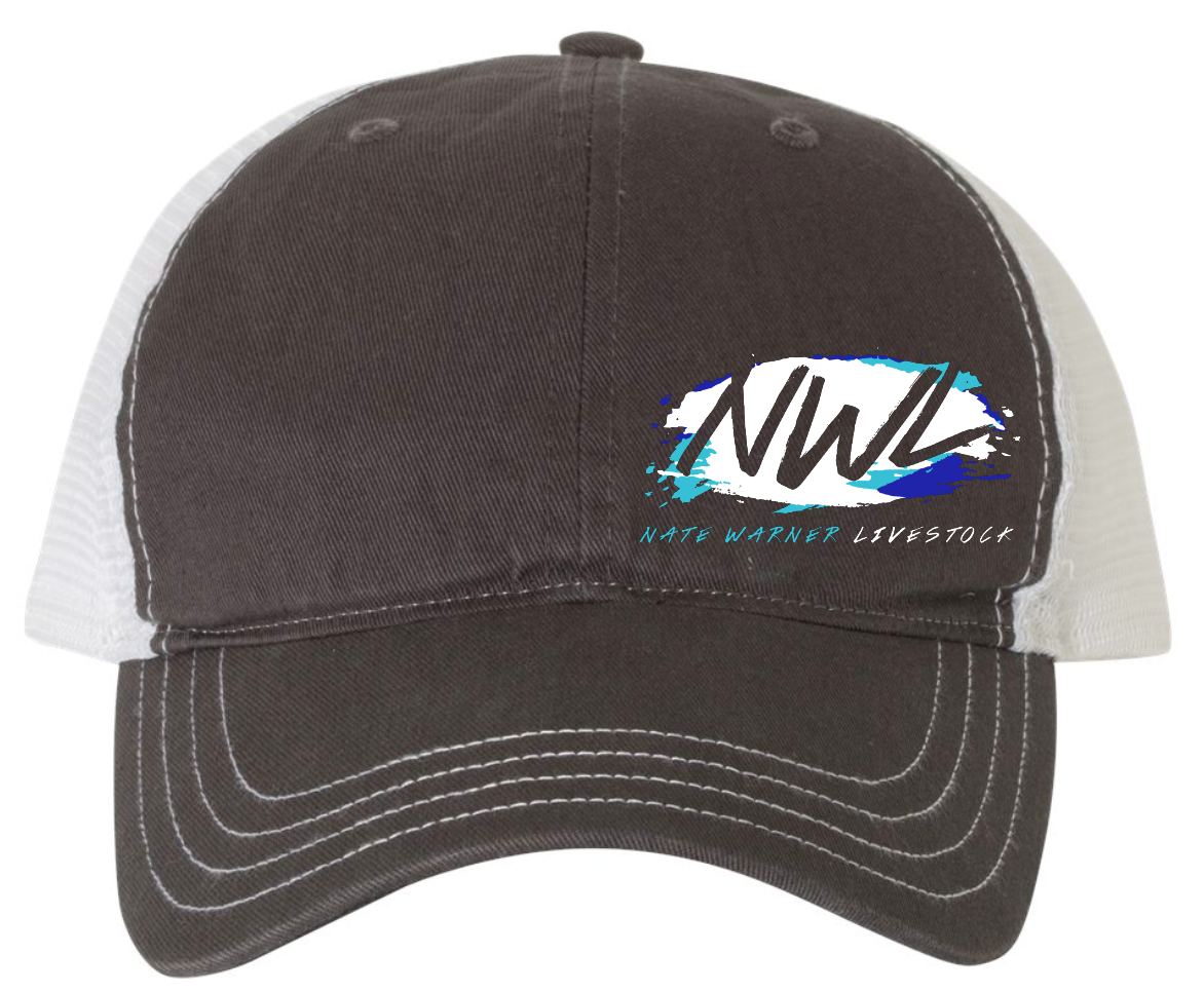 Nate Warner Livestock Garment Washed Trucker Hat