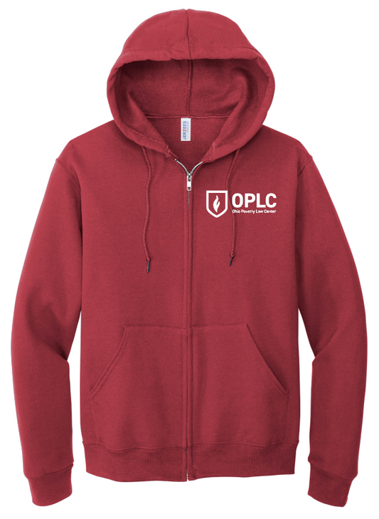 OPLC Full Zip Sweatshirt - Red
