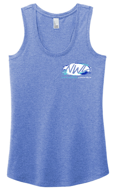 Nate Warner Livestock Tri-Blend Racerback Tank