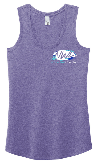 Nate Warner Livestock Tri-Blend Racerback Tank