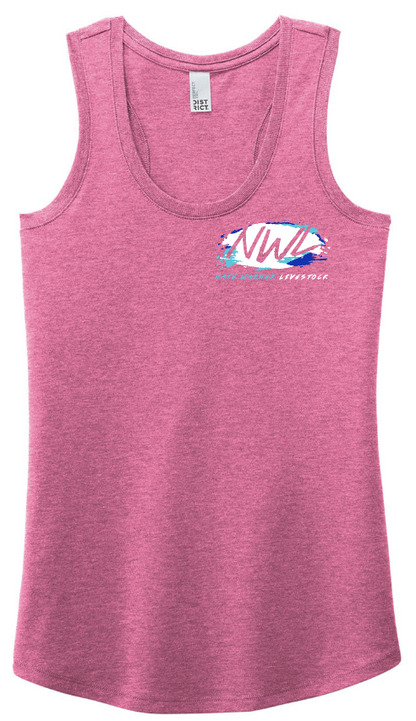 Nate Warner Livestock Tri-Blend Racerback Tank