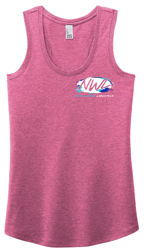 Nate Warner Livestock Tri-Blend Racerback Tank