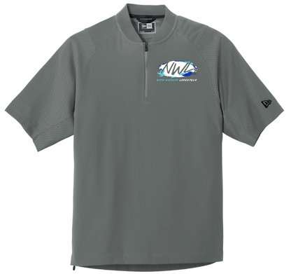 Nate Warner Livestock New Era cage Short Sleeve 1/4 Zip Jacket