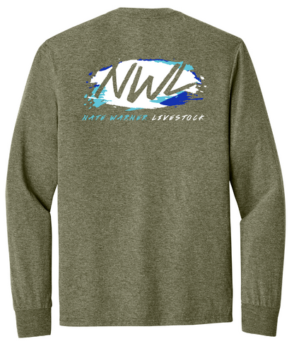 Nate Warner Livestock Tri-Blend Long Sleeve T-Shirt