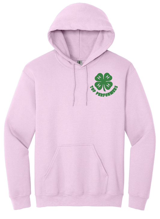 Top Performers Peace, Love, 4-H Hooded Sweatshirt
