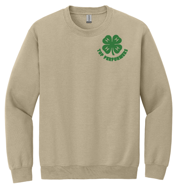 Top Performers 4-H Checkered Crewneck Sweatshirt