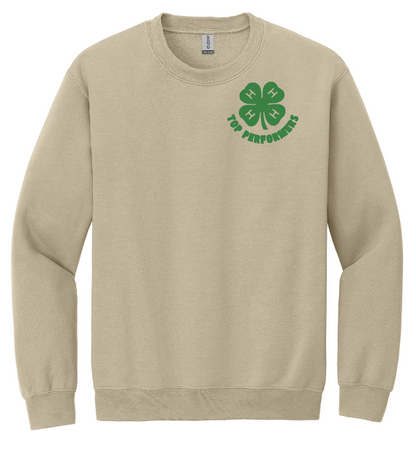 Top Performers 4-H Checkered Crewneck Sweatshirt