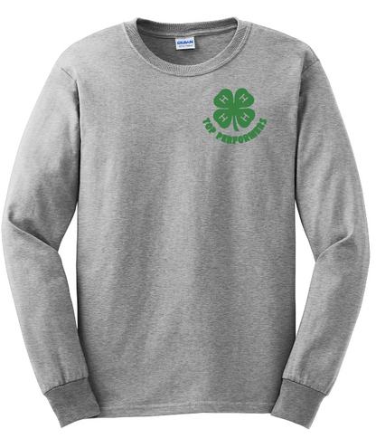 Top Performers 4-H Checkered Long Sleeve T-Shirt