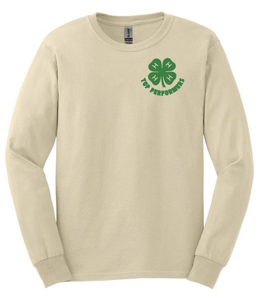 Top Performers 4-H Peace, Love, 4-H Long Sleeve T-Shirt