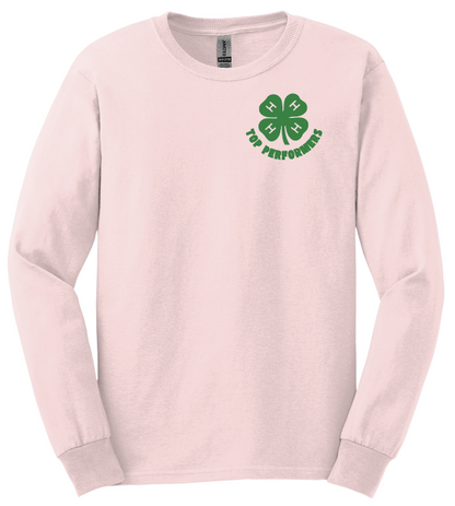 Top Performers 4-H Checkered Long Sleeve T-Shirt