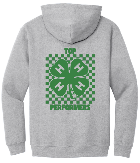 Top Performers Checkered Hooded Sweatshirt
