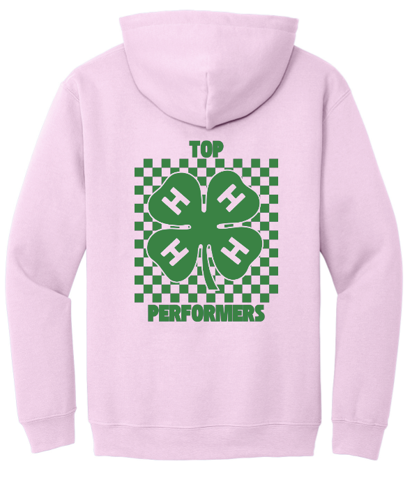 Top Performers Checkered Hooded Sweatshirt