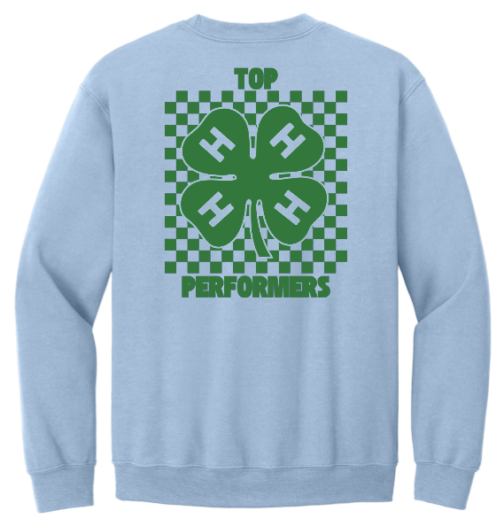 Top Performers 4-H Checkered Long Sleeve T-Shirt