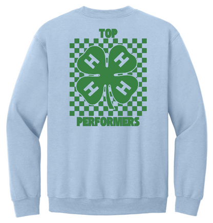 Top Performers 4-H Checkered Long Sleeve T-Shirt