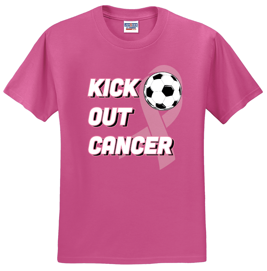 Circleville Soccer Kick Out Cancer T-Shirt