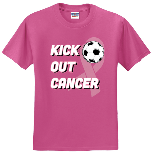 Circleville Soccer Kick Out Cancer T-Shirt