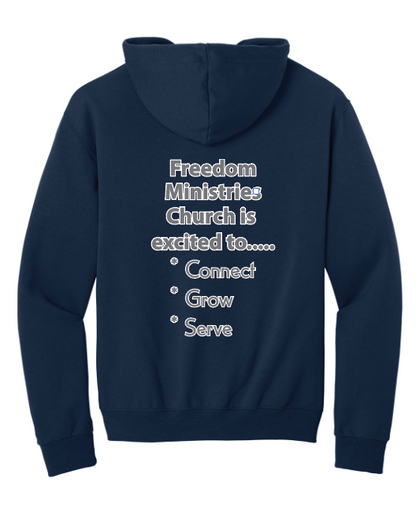 Freedom Ministries Connect Full Zip Hooded Sweatshirt