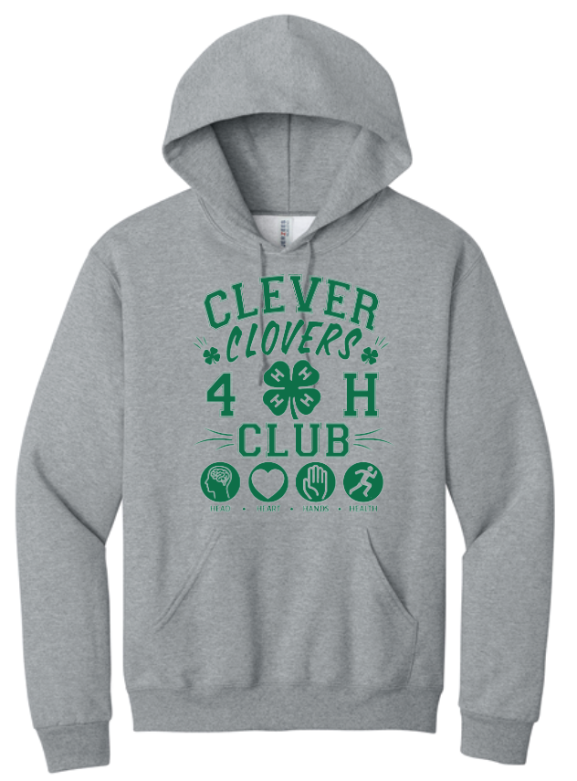 Clever Clovers 4H Hooded Sweatshirt