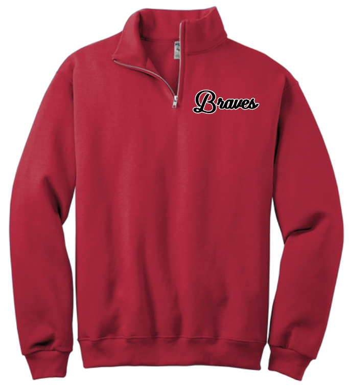 Logan Elm Braves 1/4 Zip Sweatshirt