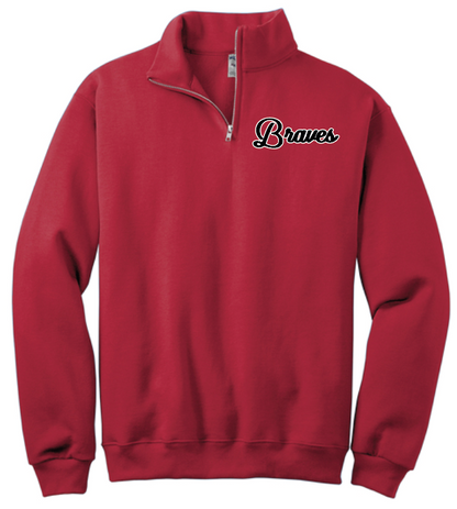 Logan Elm Braves 1/4 Zip Sweatshirt
