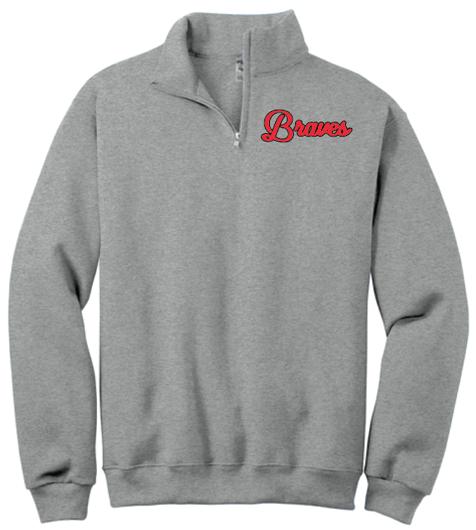 Logan Elm Braves 1/4 Zip Sweatshirt