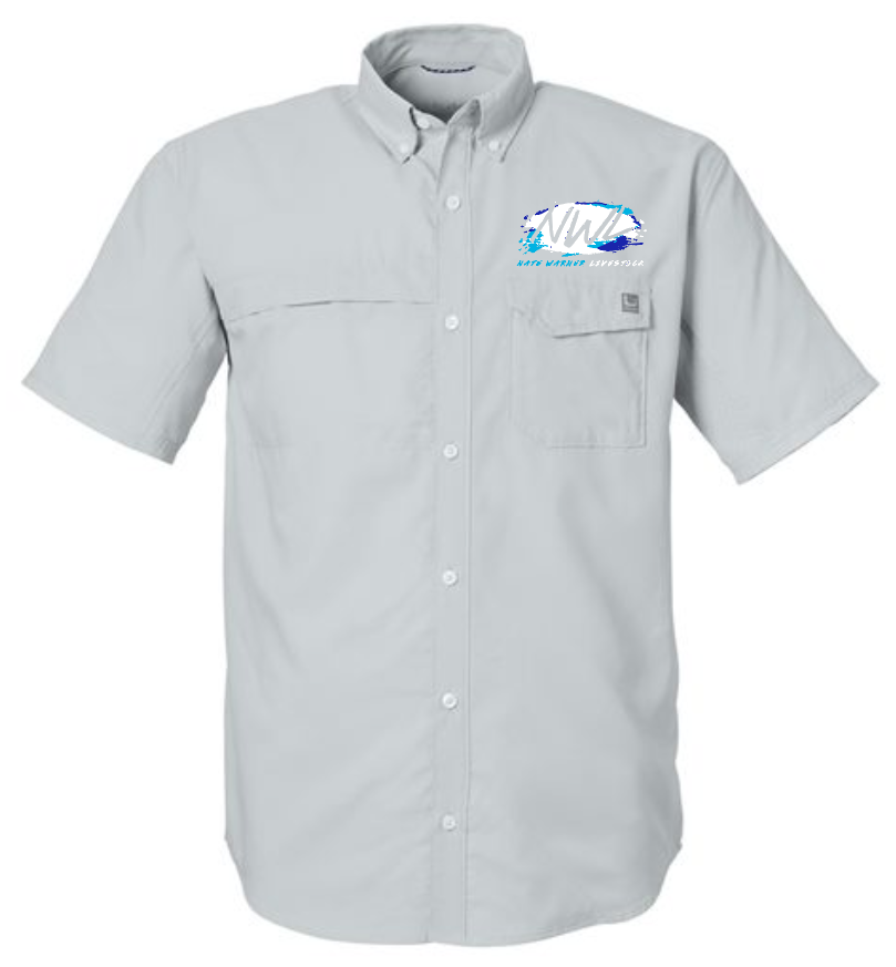 Nate Warner Livestock HUK Men's Tide Point Short Sleeve Shirt