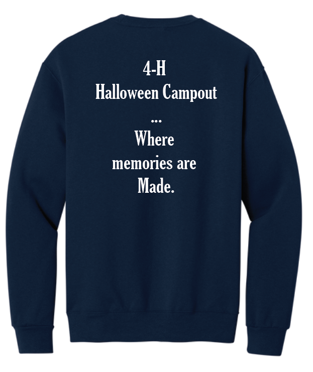 4-H Halloween Campout Crewneck Sweatshirt