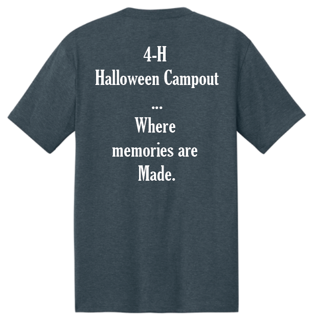 4-H Halloween Campout Tri-Blend T-Shirt