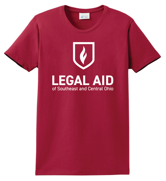 LASCO Ladies Cut T-Shirt - Red